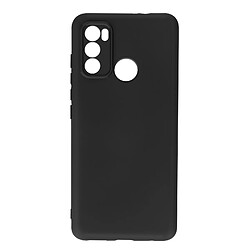 Avizar Coque Motorola Moto G60s Semi-rigide Soft-touch Fine noir