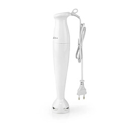 Avis NEDIS Mixeur mixer Plongeant 150W Blanc avec Interrupteur Automatique pour milk-shakes les soupes et les sauces