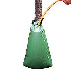 2x Utilisation Facile Verte De Sac D'arrosage D'arbre De Bâche De PVC De Libération Lente Durable pas cher