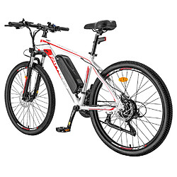 Acheter Vélo électrique Fafrees Hailong One, moteur 250 W, batterie 36 V/13 Ah, pneus CST 26 x 2,1 pouces, vitesse maximale de 25 km/h, autonomie maximale de 100 km, écran LCD, SHIMANO 21 vitesses - Blanc