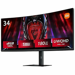 Ecran PC Xiaomi Curved Gaming Monitor G34WQi Noir