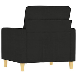 Maison Chic Fauteuil relax,Chaise pour salon Noir 60 cm Tissu -MN12593 pas cher