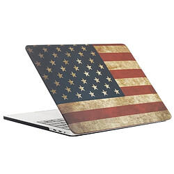 Acheter Wewoo Housse Étui pour 2016 Macbook Pro 13.3 pouce A1706 et A1708 Rétro US Drapeau Motif Ordinateur Eau Stickers PC Cas de Protection