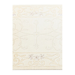 Vidal Tapis de couloir en laine 201x79 beige Darya pas cher