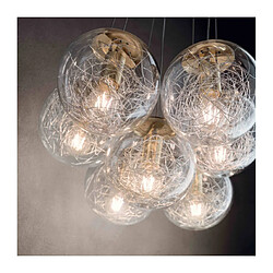 Ideal Lux Suspension Laiton MAPA SAT 7 ampoules