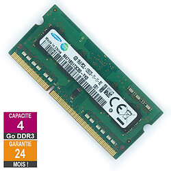 Barrette Mémoire 4Go RAM DDR3 Samsung M471B5173CB0-YK0 SO-DIMM PC3L-12800U 1Rx8 - Reconditionné