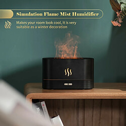 Avis Beautiful Home Humidificateur d'air à apparence de flamme simulée Beautiful Home - Noir