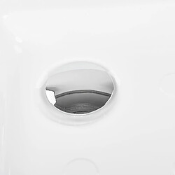 Beliani Bac de douche 90 x 90 x 7 cm Blanc SIUNA pas cher