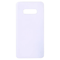 Wewoo Couvercle de la batterie pour Galaxy S10e SM-G970F / DS SM-G970U SM-G970W Blanc