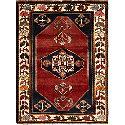 Vidal Tapis de laine 152x116 rouge Ghashghai