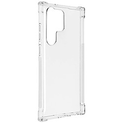 Avizar Coque pour Samsung S23 Ultra Silicone Coins Renforcés Antichoc Transparent