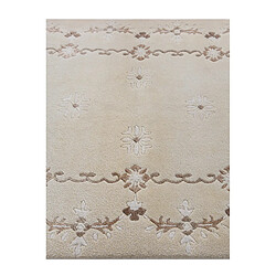 Vidal Tapis de laine 150x91 beige Darya pas cher