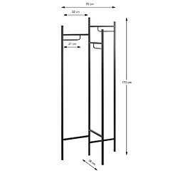 Lindy 0.3m Cat.6 câble de réseau Noir 0,3 m Cat6