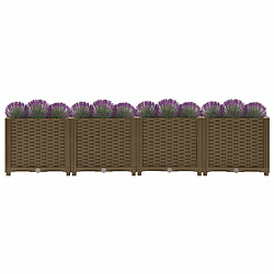 Avis Maison Chic Jardinière,Lit surélevé - Bac à fleurs - pot de fleur 160x40x38 cm Polypropylène -GKD64345