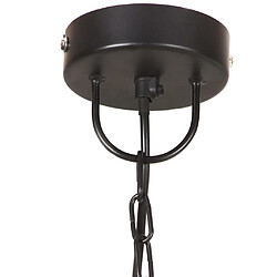 Acheter vidaXL Lampe suspendue 25 W Noir Rond 48 cm E27