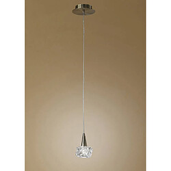 Luminaire Center Suspension Maremagnum 1 Ampoule G9, laiton antique