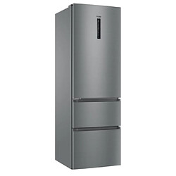 Haier HTR3619ENMN Réfrigérateur Congélateur No Frost 348L 37dB 230V Inox pas cher