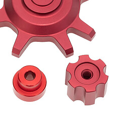 Avis Moyeu De Roue Beadlock 1.9 / 2.2 "pour Accessoires De Chenille RC à L'échelle 1/10 Rouge