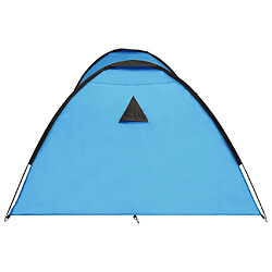 Acheter vidaXL Tente igloo de camping 650x240x190 cm 8 personnes Bleu