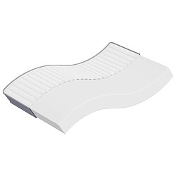 vidaXL Matelas en mousse moyennement doux 120x200 cm