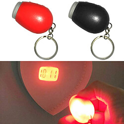 Mini horloge lcdprojection rouge pas cher