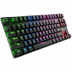 Sharkoon PureWriter TKL RGB Clavier rétroéclairé USB allemand key switch: Kailh Red