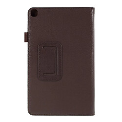 Etui en PU café pour votre Samsung Galaxy Tab A 8.0 Wi-Fi (2019) SM-T290