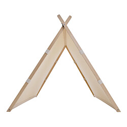 SUNNY Como - Tente Tipi Couleur Crème, Chambre Bebe Tipi | Tipi Tente à partir de 2 ans | Tipi chambre, 100 % coton naturel | Tente de Jeu en bois FSC 100 % | Tipi Intérieur 107 cm x 123 cm