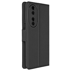 Avizar Étui pour Honor 90 Porte-carte Support Wallet Slim Noir