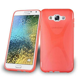 Cadorabo Coque Samsung Galaxy E7 Etui en Rouge