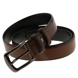 Acheter hommes pu cuir sangle ceinture broche boucle jeans pantalon ceinture ceinture ceintures café