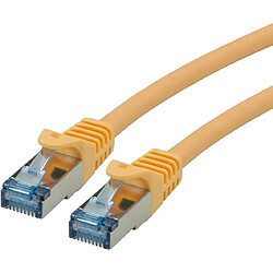 ROLINE - Patch-Kabel - RJ-45 (M) bis RJ-45 (M) - 15 m - SFTP, PiMF - CAT 6a - Gelb (21.15.2828)