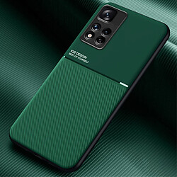 Coque en TPU + PU antichoc vert pour votre Xiaomi Redmi Note 11 Pro Plus/Redmi Note 11 Pro