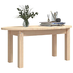 Avis vidaXL Table basse 80x40x35 cm Bois massif de pin