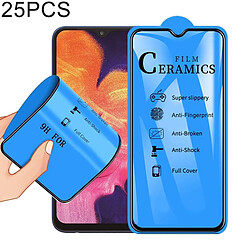 Wewoo Film de verre trempé de céramique à pleine couverture25 PCS 2.5Dpour Galaxy A10 / M10