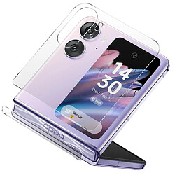 Acheter Avizar Film Protection pour Oppo Find N2 Flip Avant Arrière Souple Silicone Transparent