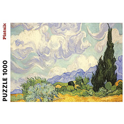 Piatnik - 5391 - Puzzle - Van Gogh - Champ de Blé avec Cyprès - 1000 Pièces