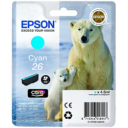 Epson Cartouche d'encre Couleur - C13T26124022 - Cyan