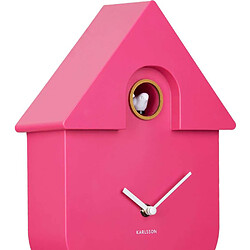 Avis Karlsson Horloge murale moderne Cuckoo rose.