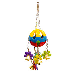 Oiseau perroquet jouets suspendus cloche oiseau cage animal hamac balançoire type de jouet 3