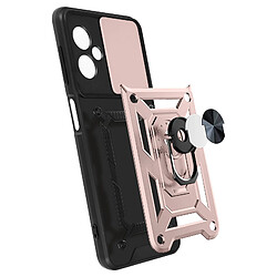 Avis Avizar Coque pour Xiaomi Redmi Note 12 5G Cache caméra et Bague Support Rose Gold