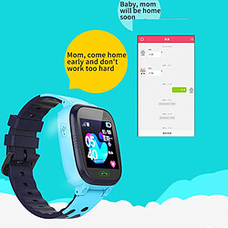 Acheter Universal Montres intelligentes pour enfants SOS Montres mobiles Montres intelligentes pour cartes SIM Photos Imperméables IP67 Montres pour enfants (bleues)