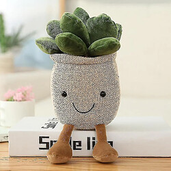 Universal Plantes de tulipes réticentes décor en peluche, poupée Creative Potted Flowers Orew25cm Khaki