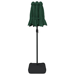 Acheter vidaXL Parasol de jardin à double tête vert 316x240 cm