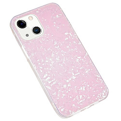 Coque en TPU + acrylique IPAKY IMD, antichoc rose pour votre iPhone 13 6.1 pouces