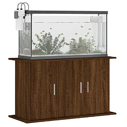 Avis vidaXL Support d'aquarium chêne marron 101x41x58 cm bois d'ingénierie