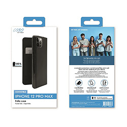 Avis My Way Myway Étui pour Apple iPhone 12 Pro Max Modèle Folio Case avec Emplacement de Cartes Noir