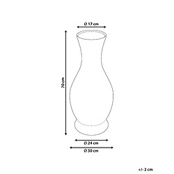 Avis Beliani Vase décoratif TRINISA fait à la main Rotin 70 cm Naturel