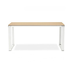 Mes Bureau 160x80x74 cm avec plateau naturel - SYRA