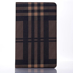 Wewoo Housse Coque Etui à rabat horizontal en cuir avec supportemplacements pour cartes et portefeuille Galaxy Tab A 8.0 2019 / T295 Café